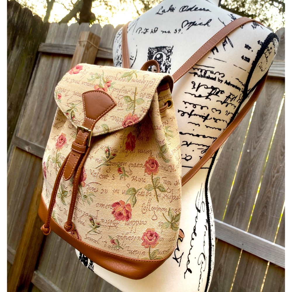 Signare Pink Rose Rucksack Mini Backpack